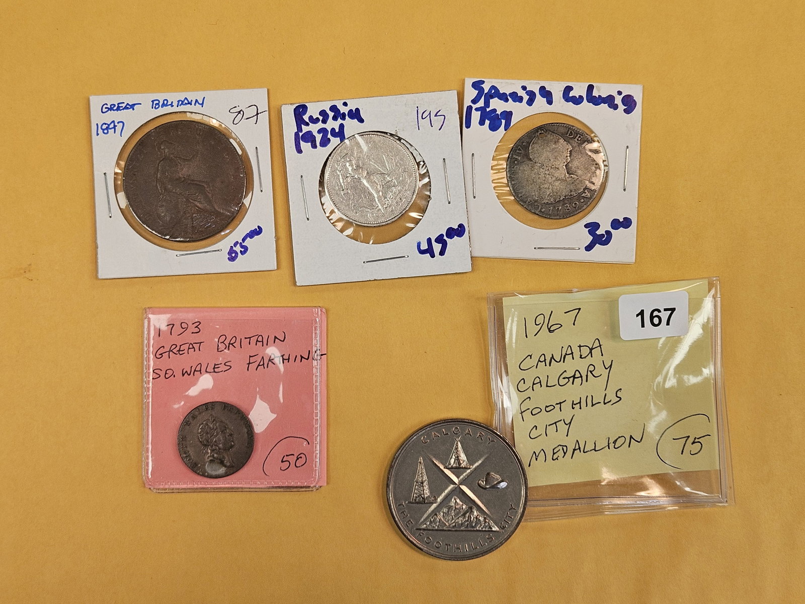 Four cool World mixed Coins (1 of 9)