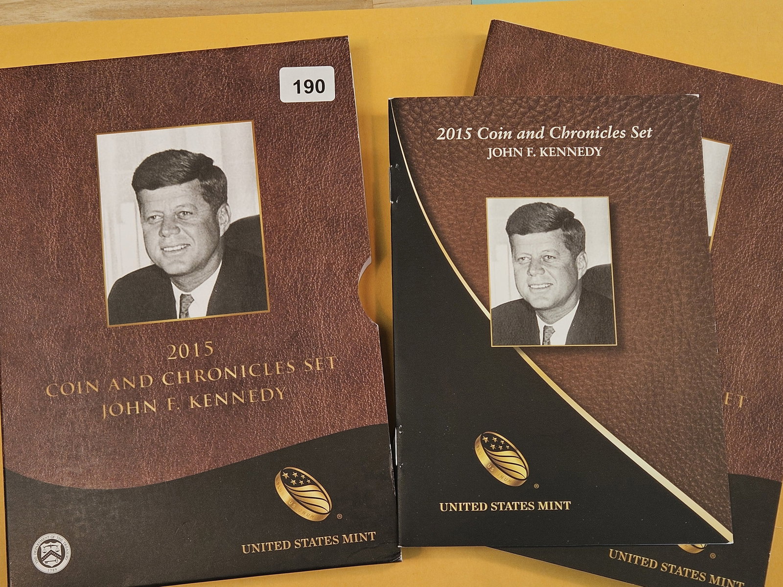 GEM 2015 Coin and Chronicles Set John F Kennedy (1 of 2)