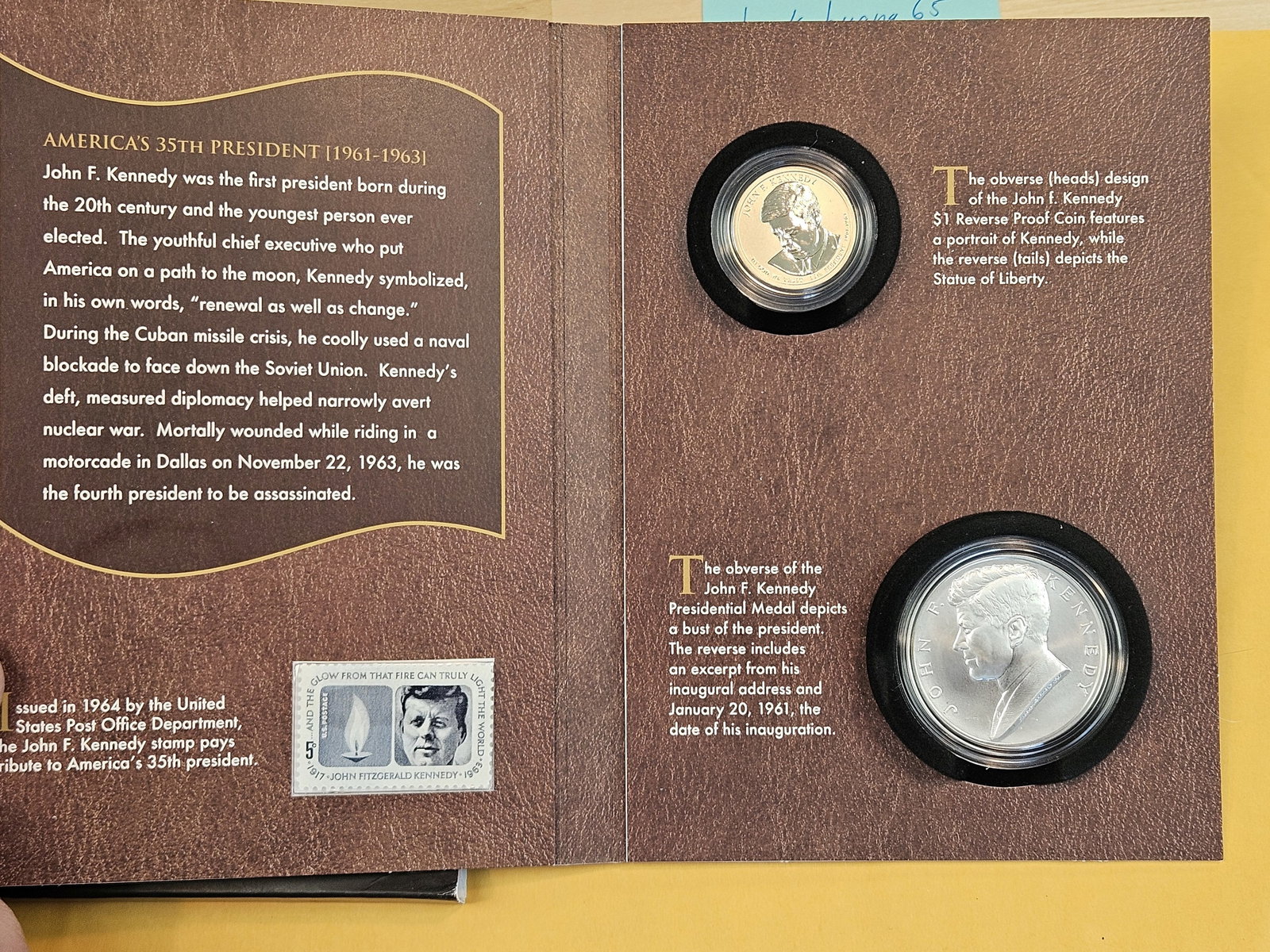 GEM 2015 Coin and Chronicles Set John F Kennedy - 2