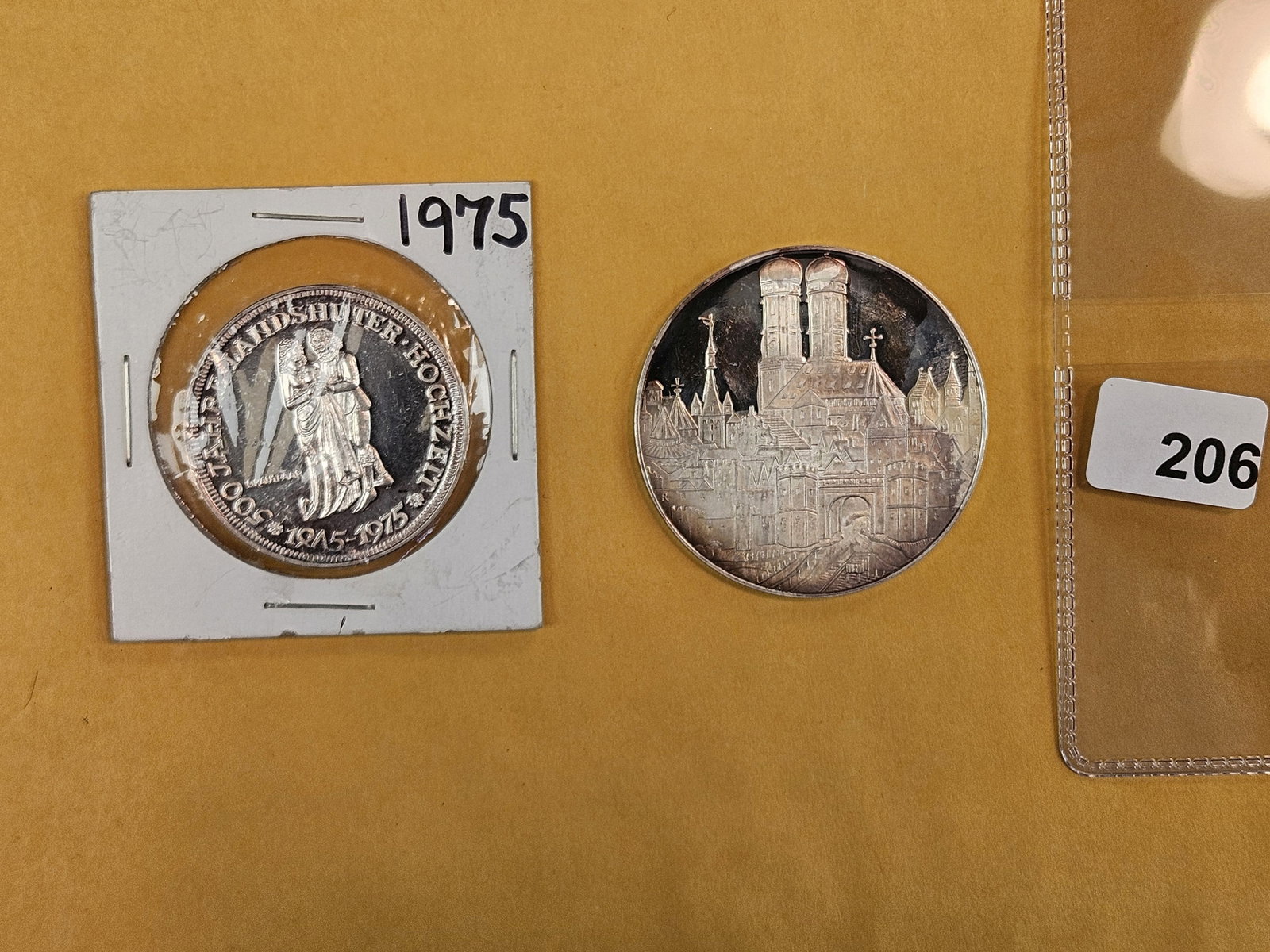 1975 and 1977 German Proof Silver Medals: Purty! 