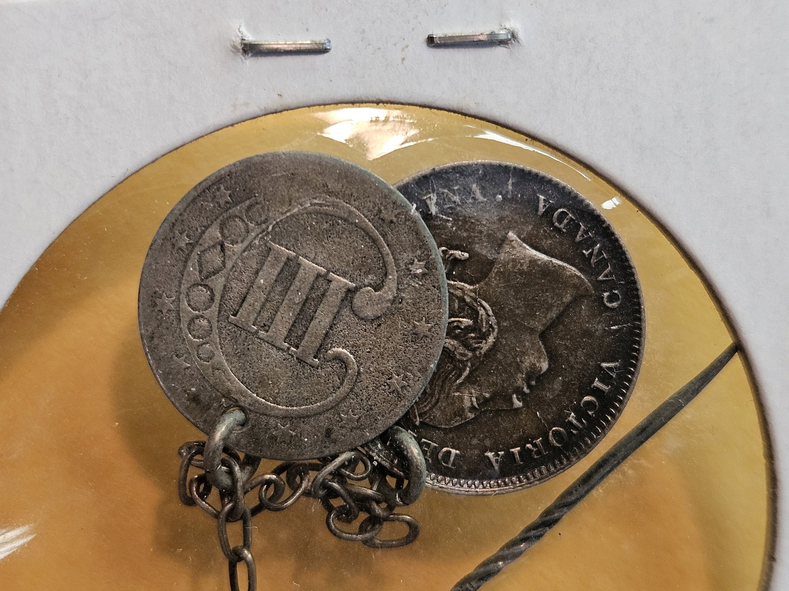 Couple of mixed pieces of silver exonumia - 7