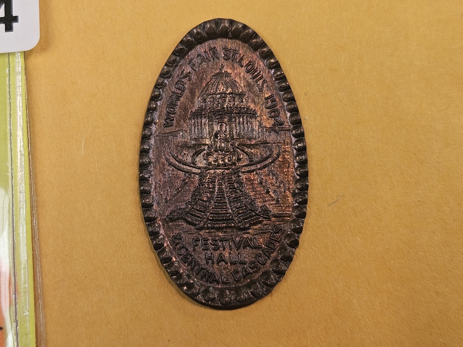 Tough 1904 Elongated Uncirculated Indian cent (1 of 4)