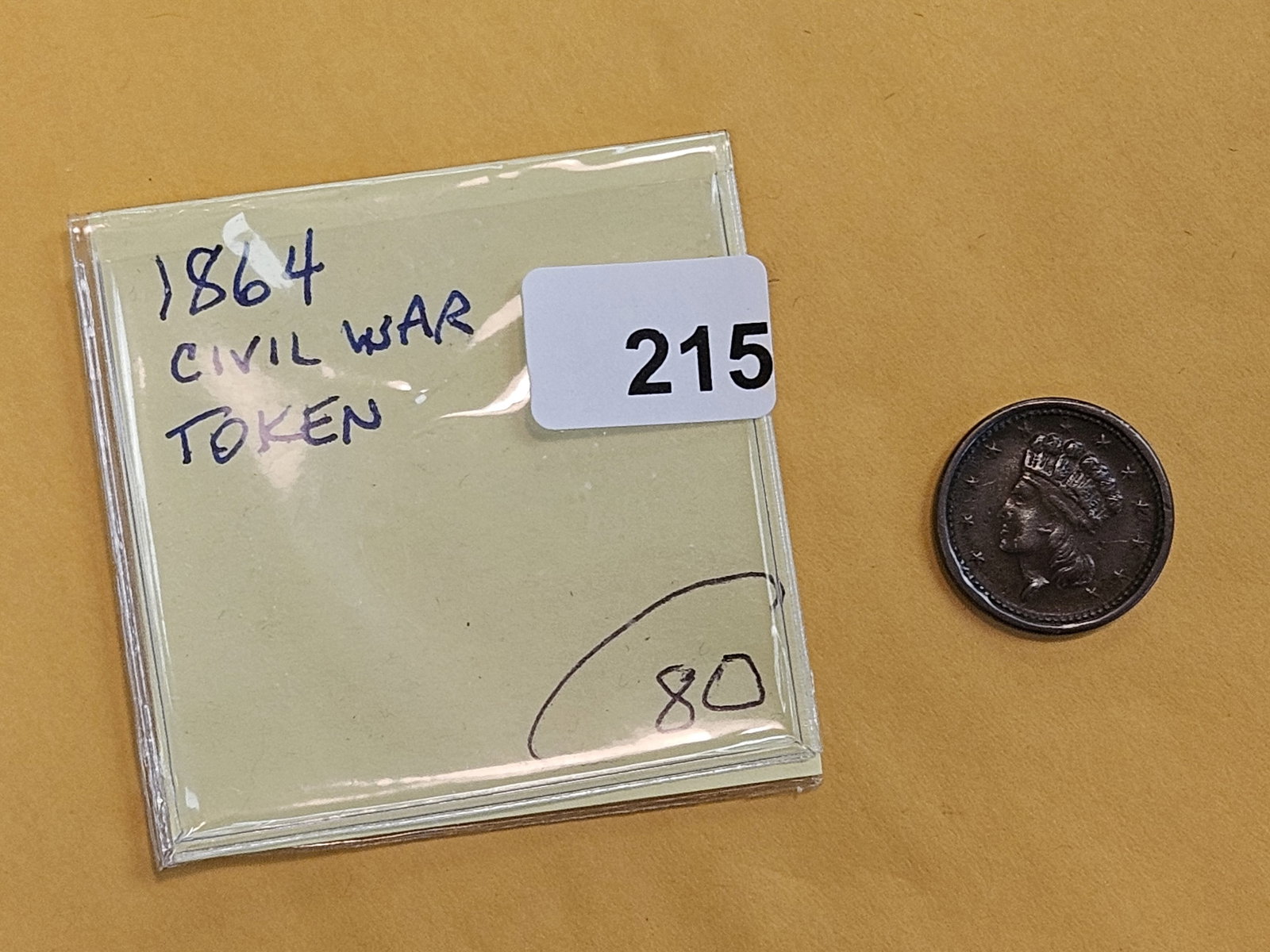 1864 Civil War Token - 2