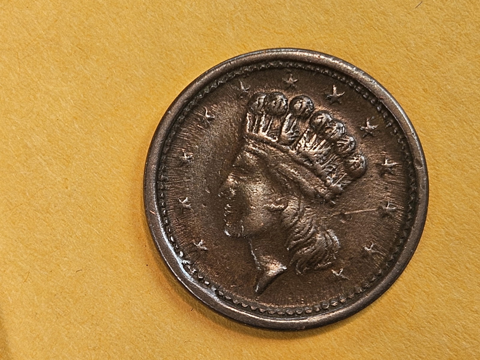 1864 Civil War Token - 3