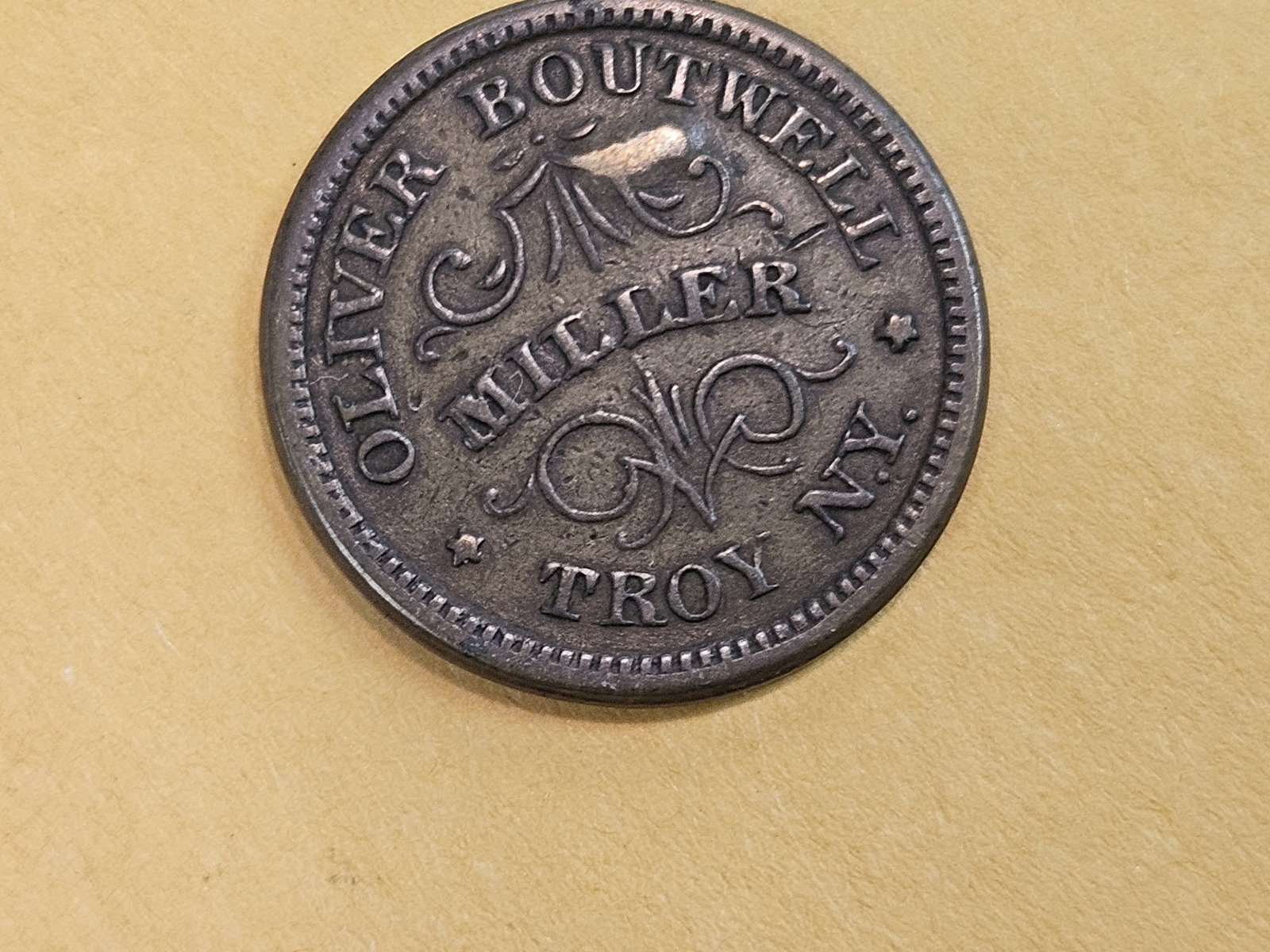 1863 Civil War Token Merchant's Store Card - 3