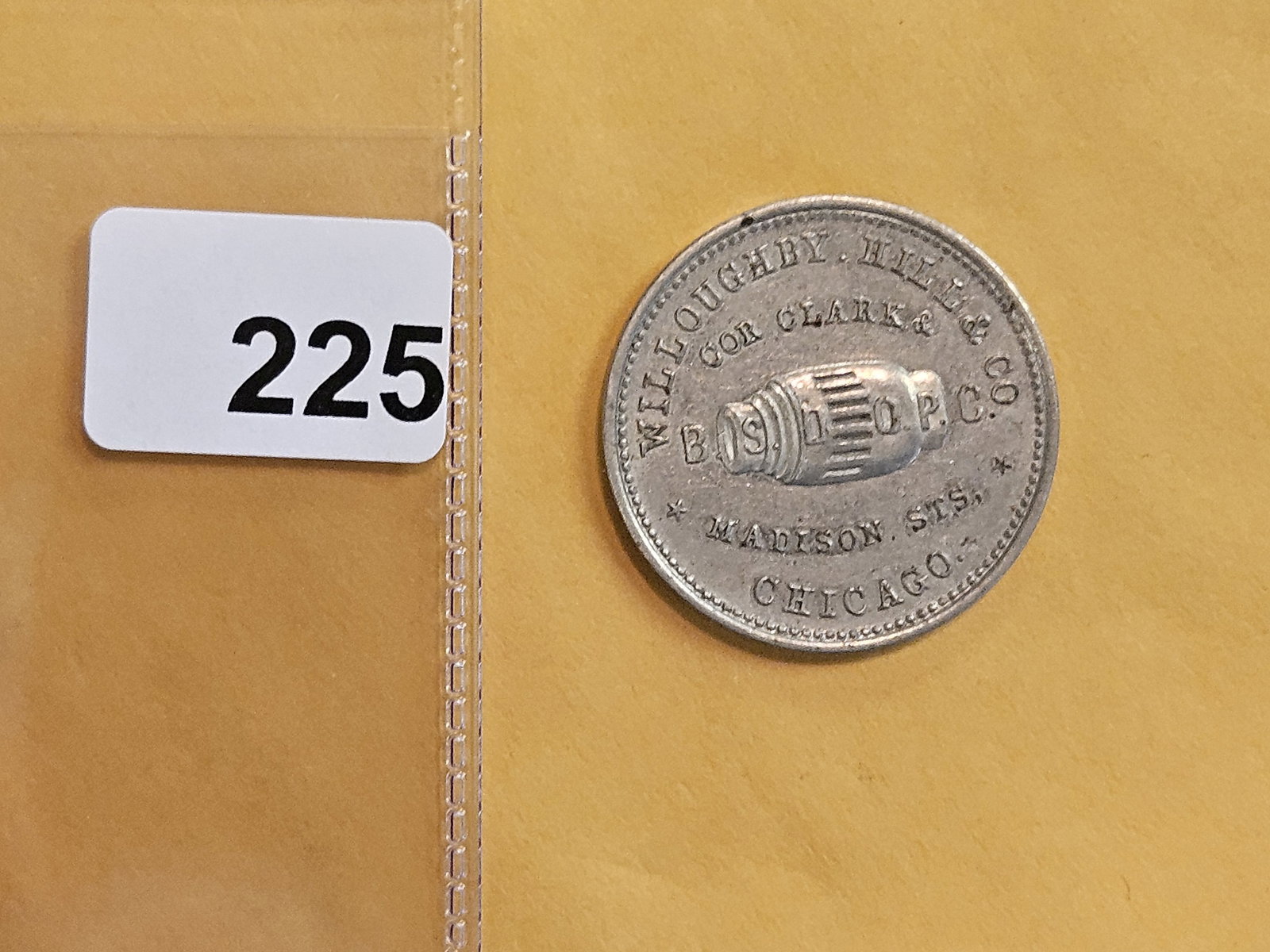 Bright, 1800's, Merchant's Store Card Token - 2