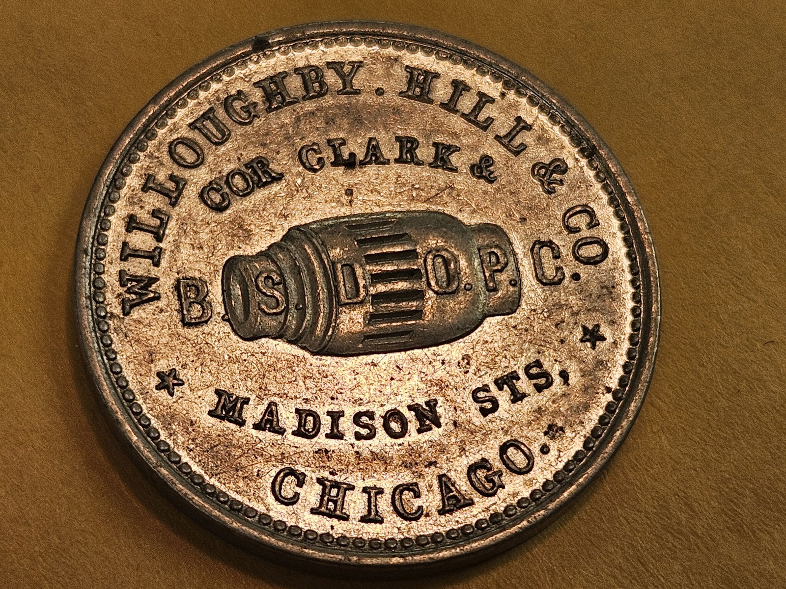 Bright, 1800's, Merchant's Store Card Token - 3