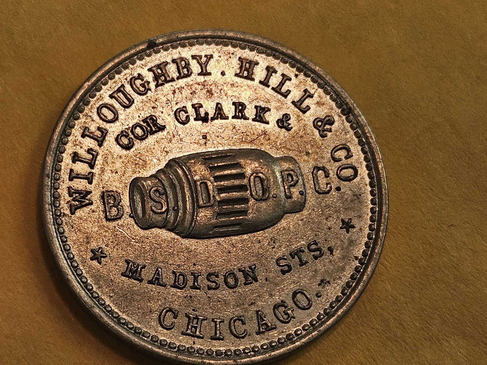 Bright, 1800's, Merchant's Store Card Token - 4