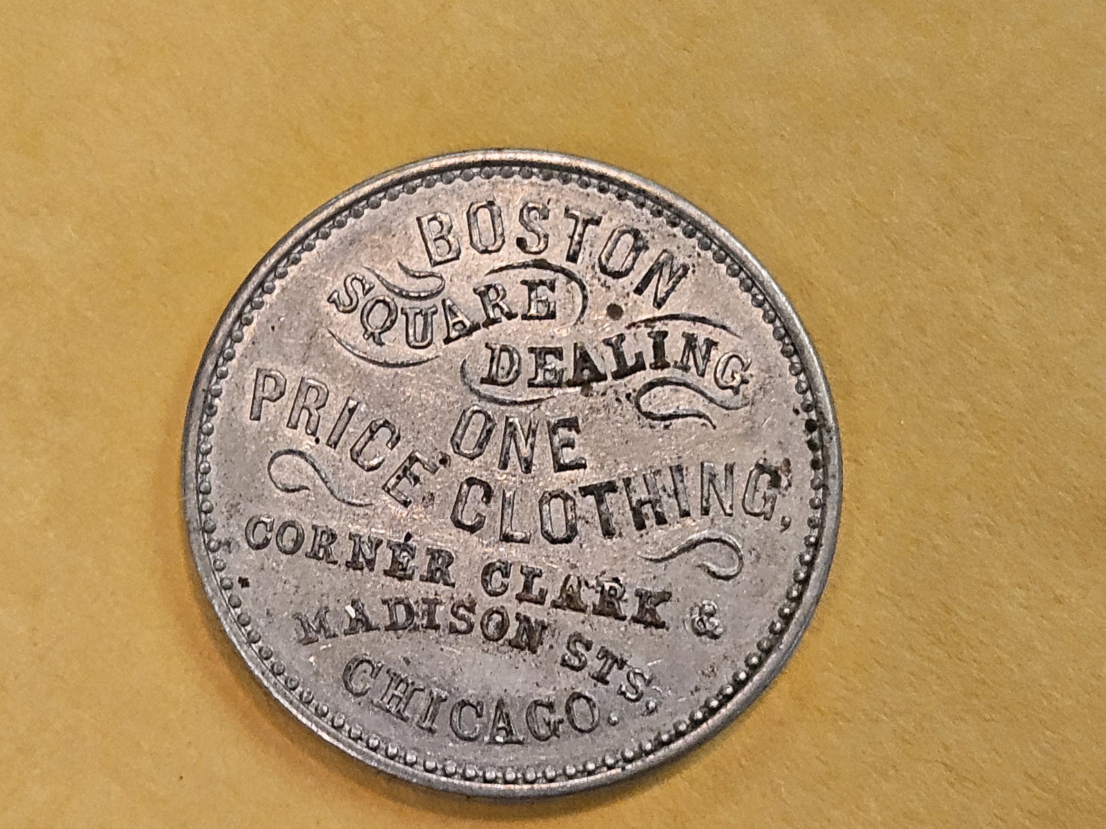 Bright, 1800's, Merchant's Store Card Token - 9