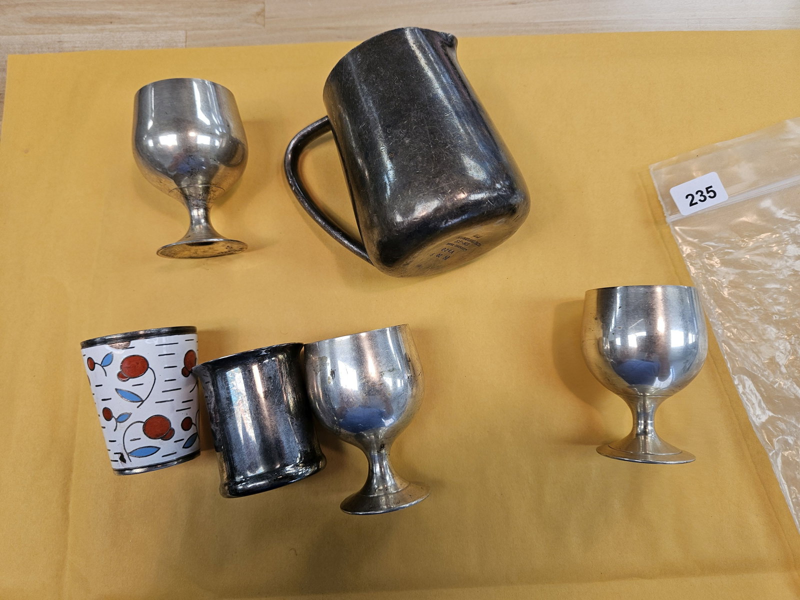 Silver plate set of cups - 2