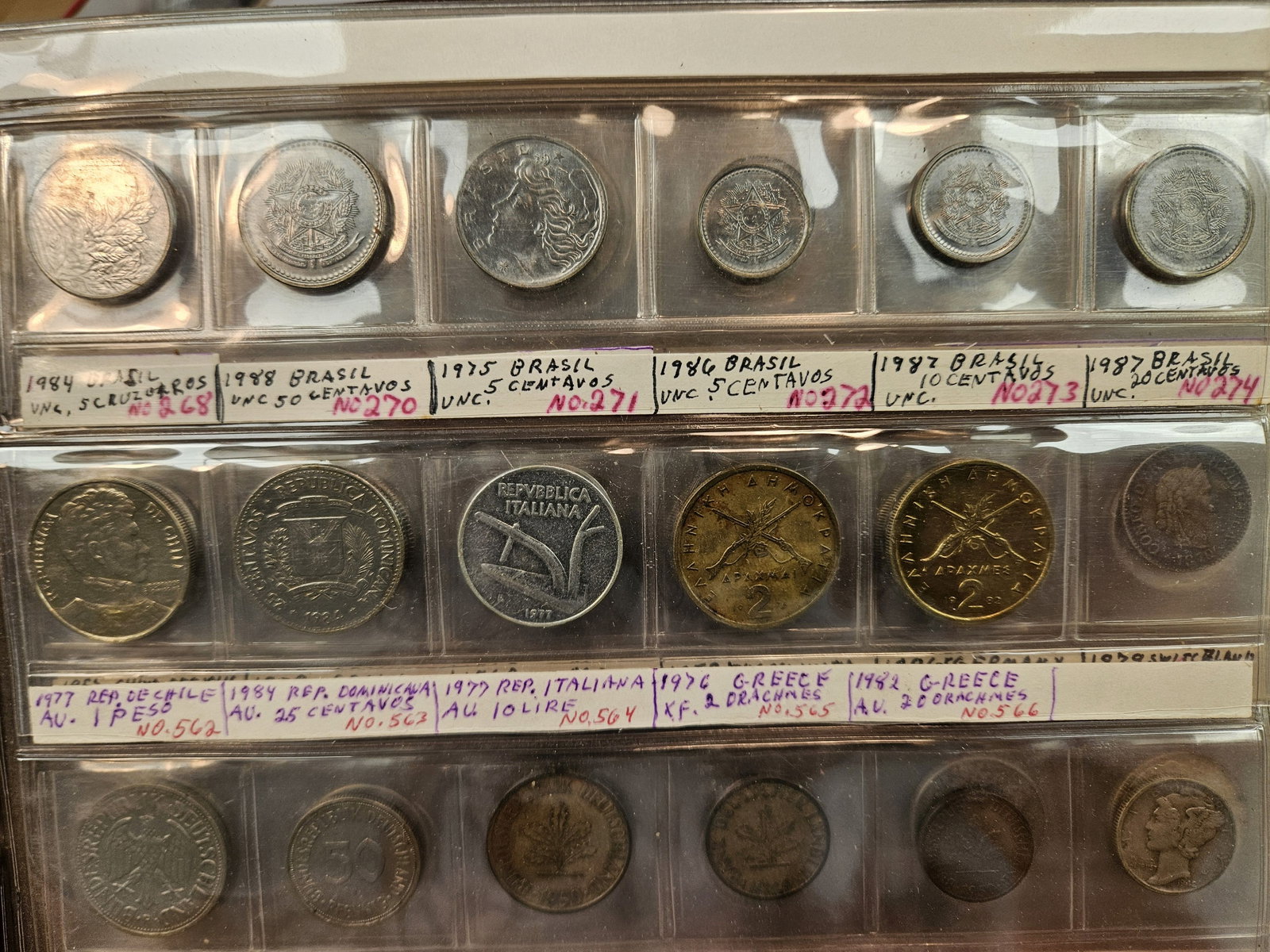 HUGE HODGE-PODGE Lot with over 80 US, World coins and Tokens - 11