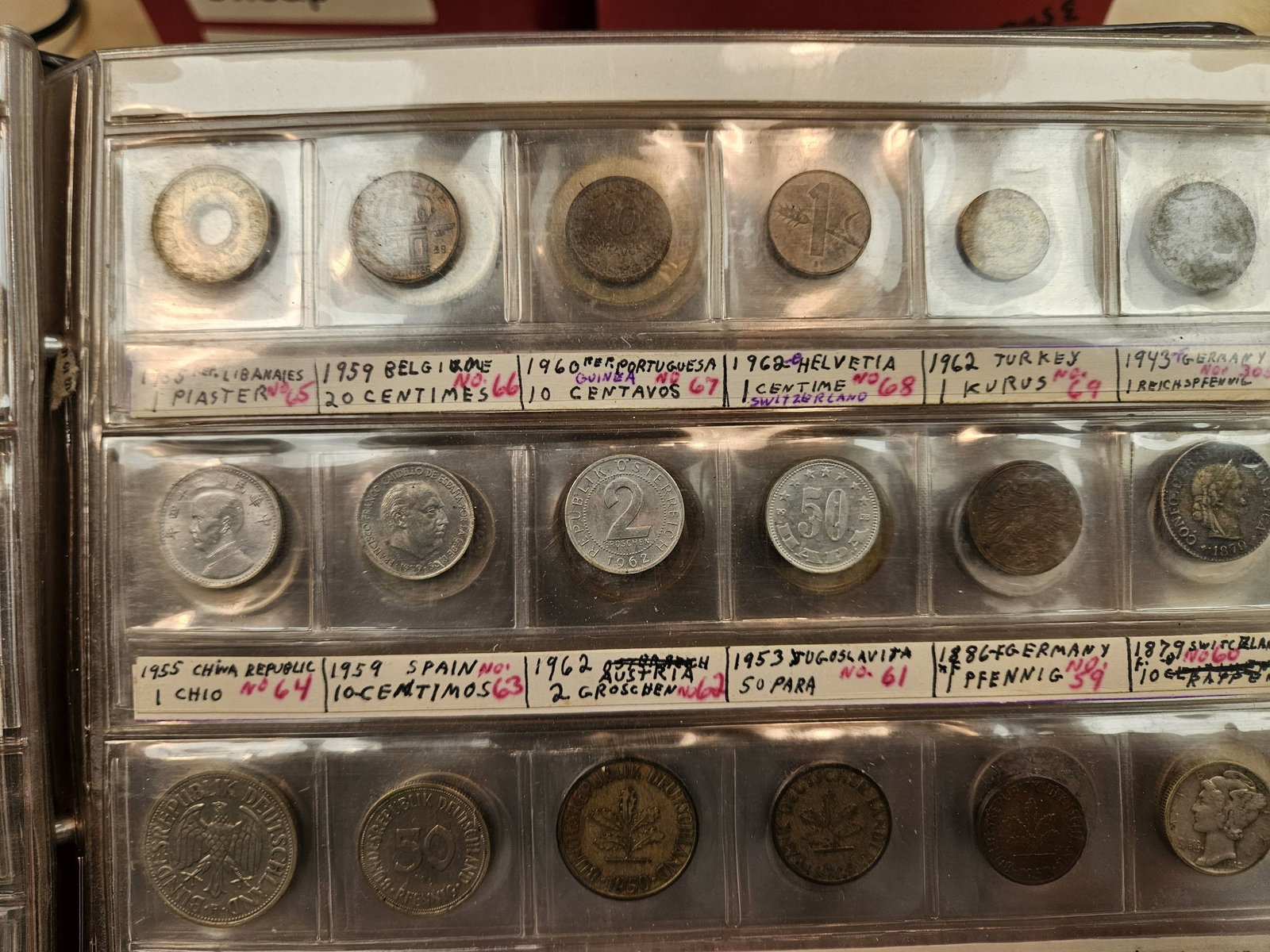 HUGE HODGE-PODGE Lot with over 80 US, World coins and Tokens - 14