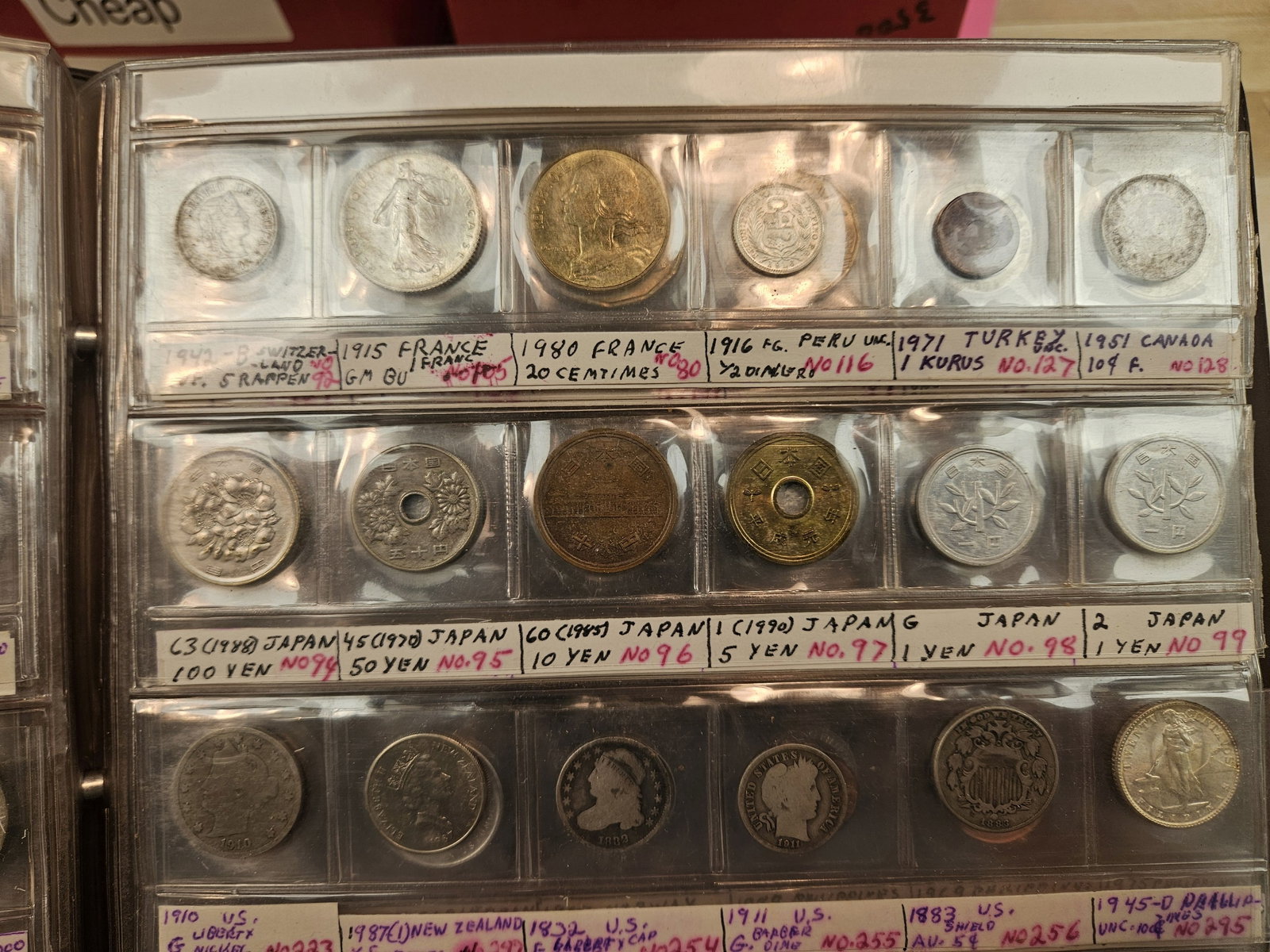 HUGE HODGE-PODGE Lot with over 80 US, World coins and Tokens - 18