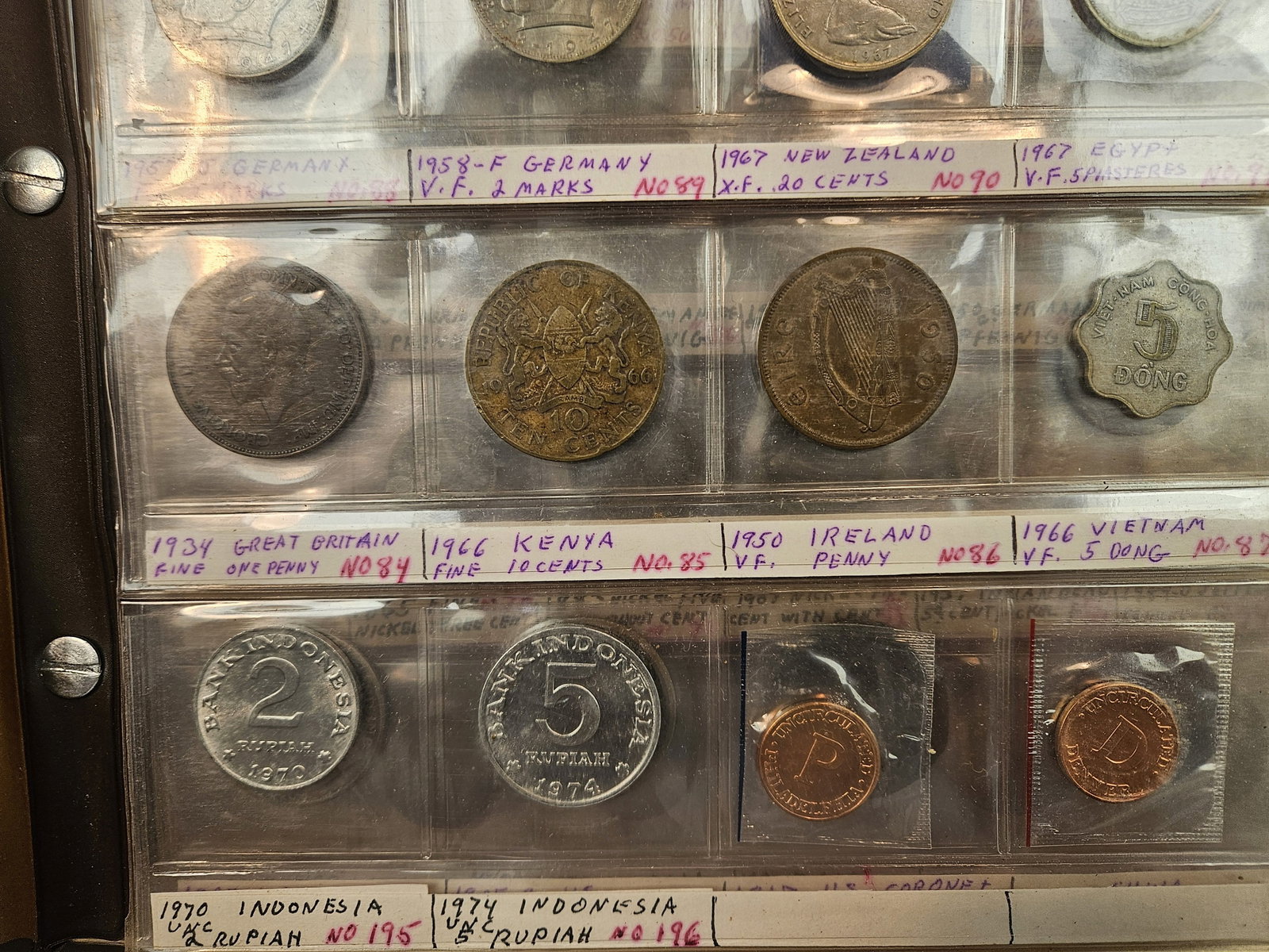 HUGE HODGE-PODGE Lot with over 80 US, World coins and Tokens - 4