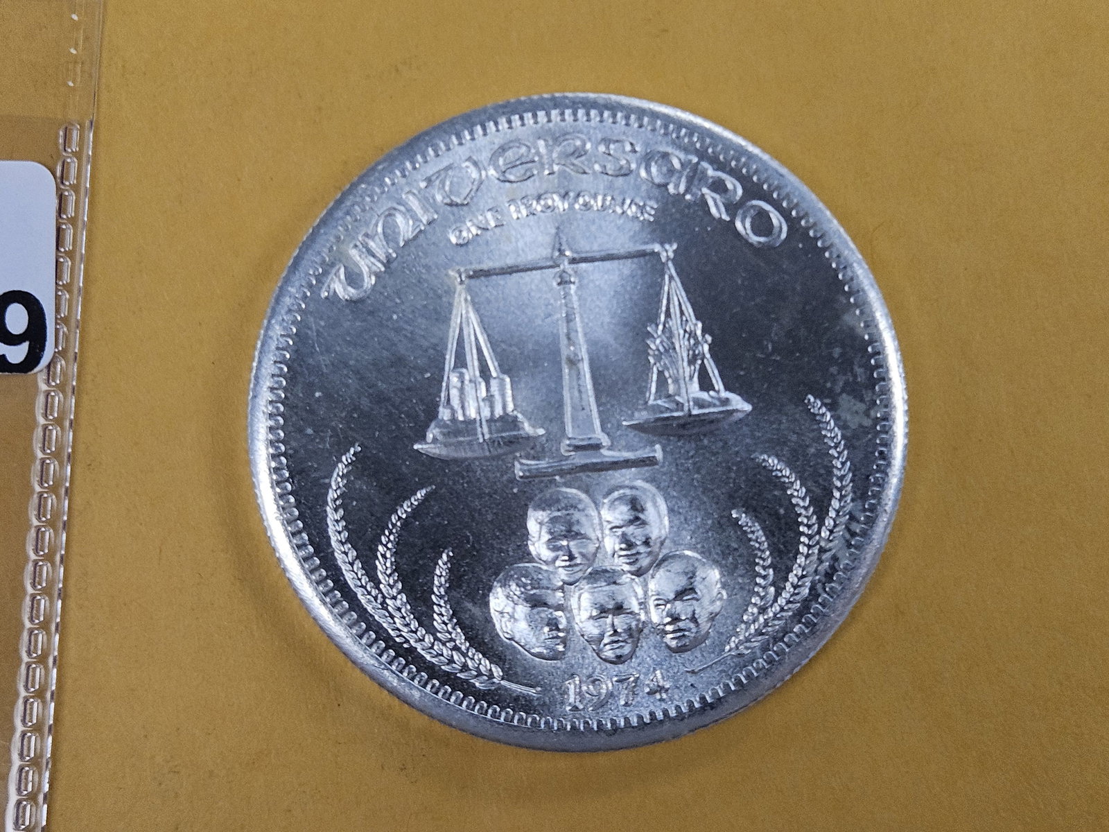 One Troy ounce .999 fine silver art round - 2