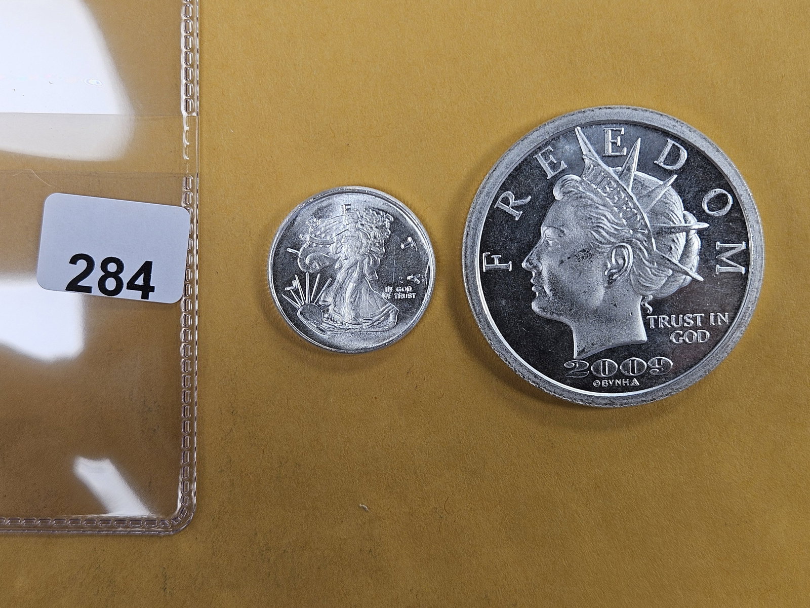 Two .999 fine silver Art Rounds (1 of 2)