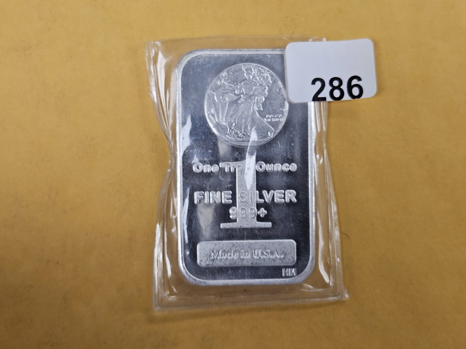 One Troy ounce .999 fine bar (1 of 2)