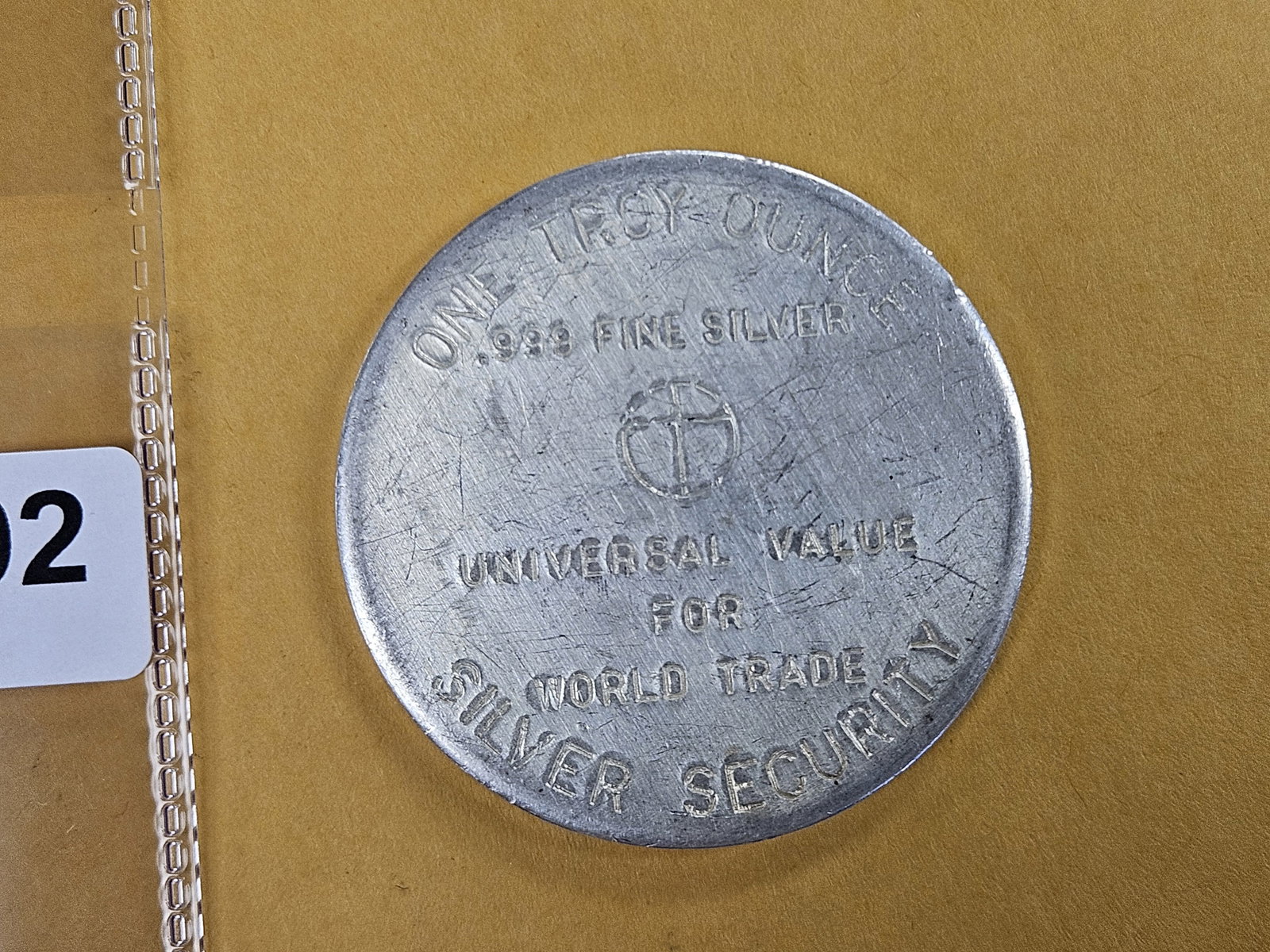 One Troy ounce .999 fine silver round - 2