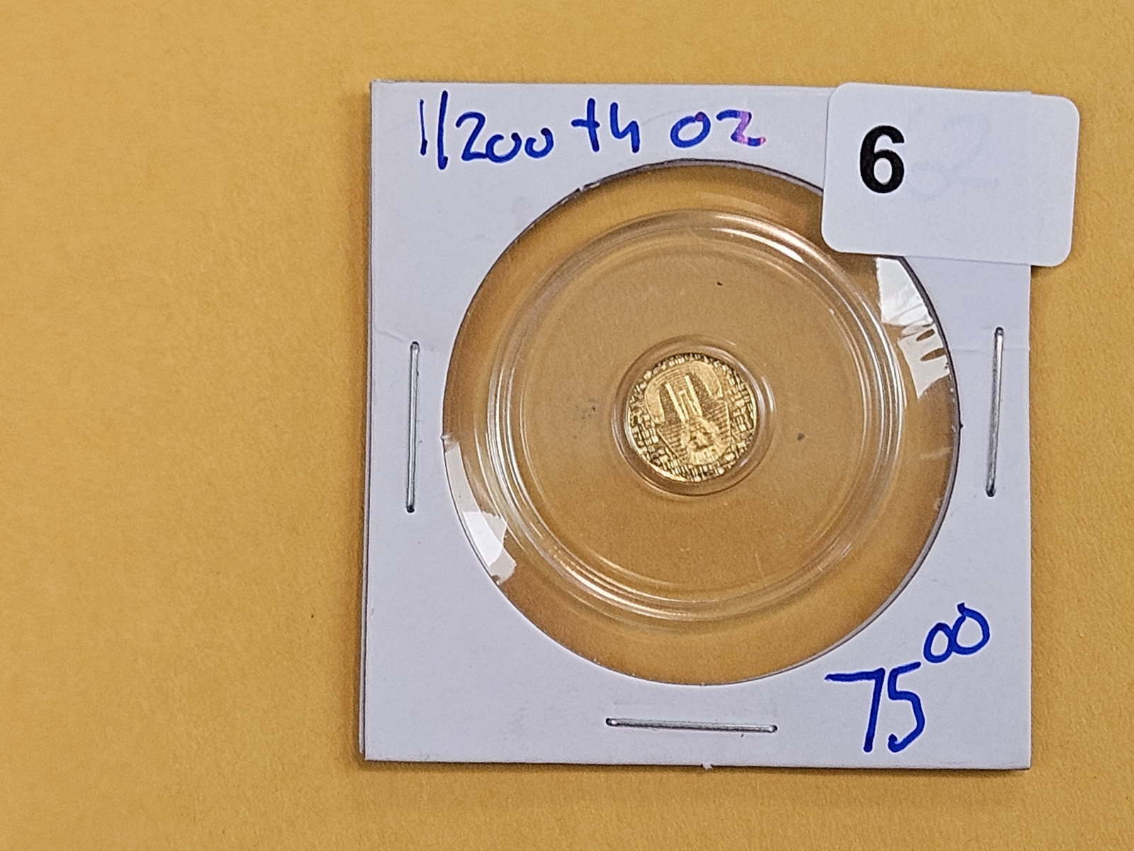 GOLD! King Tut .9999 fine Gold art round - 2