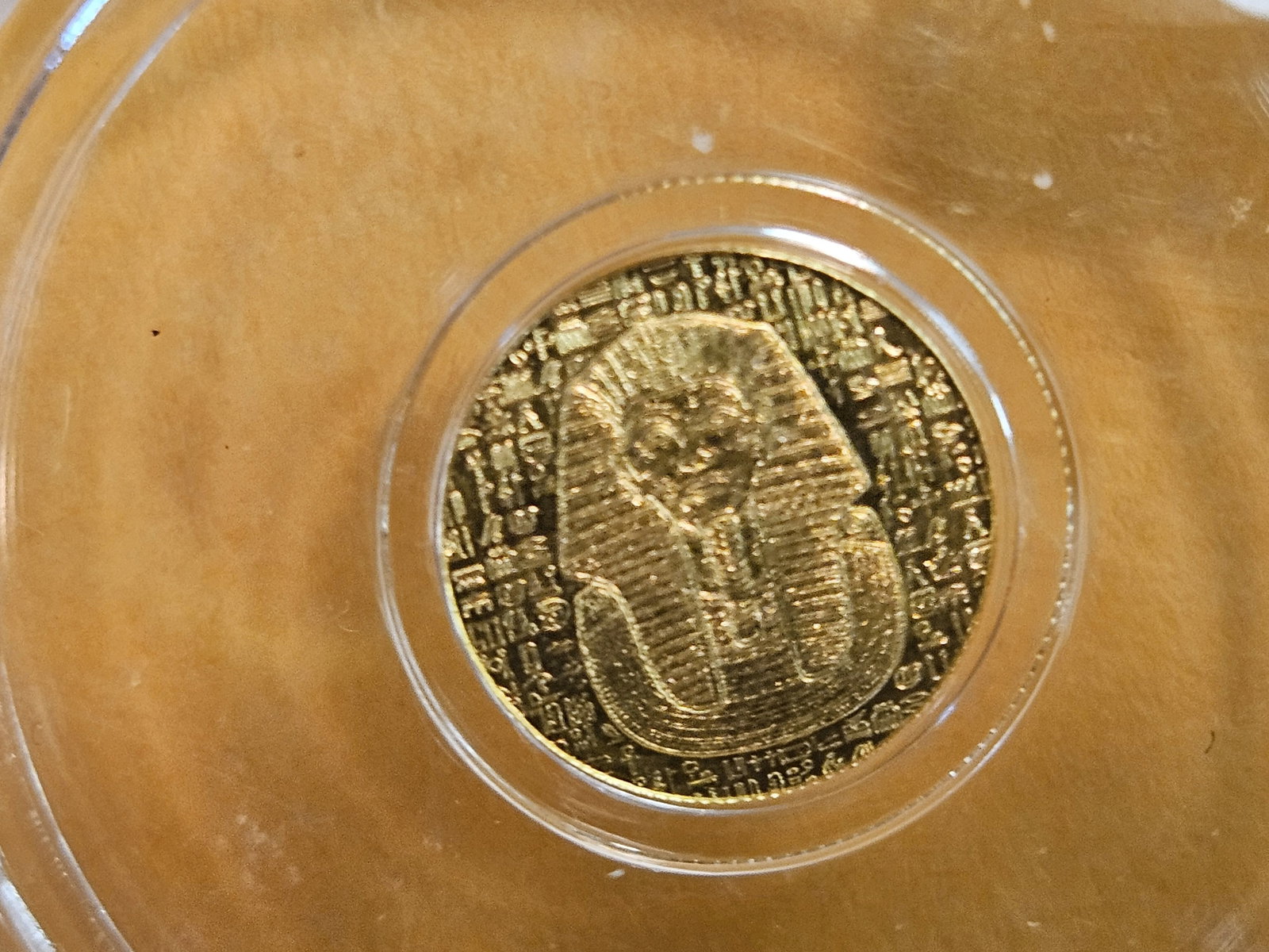 GOLD! PERFECT! ICG King Tut Gold in Mint State 70: Weighs 1/200th Troy ounces of .9999 fine gold 