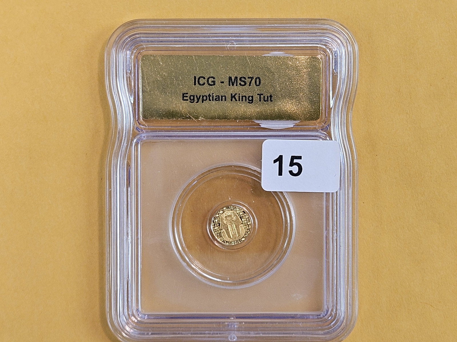 GOLD! PERFECT! ICG King Tut Gold in Mint State 70 - 2