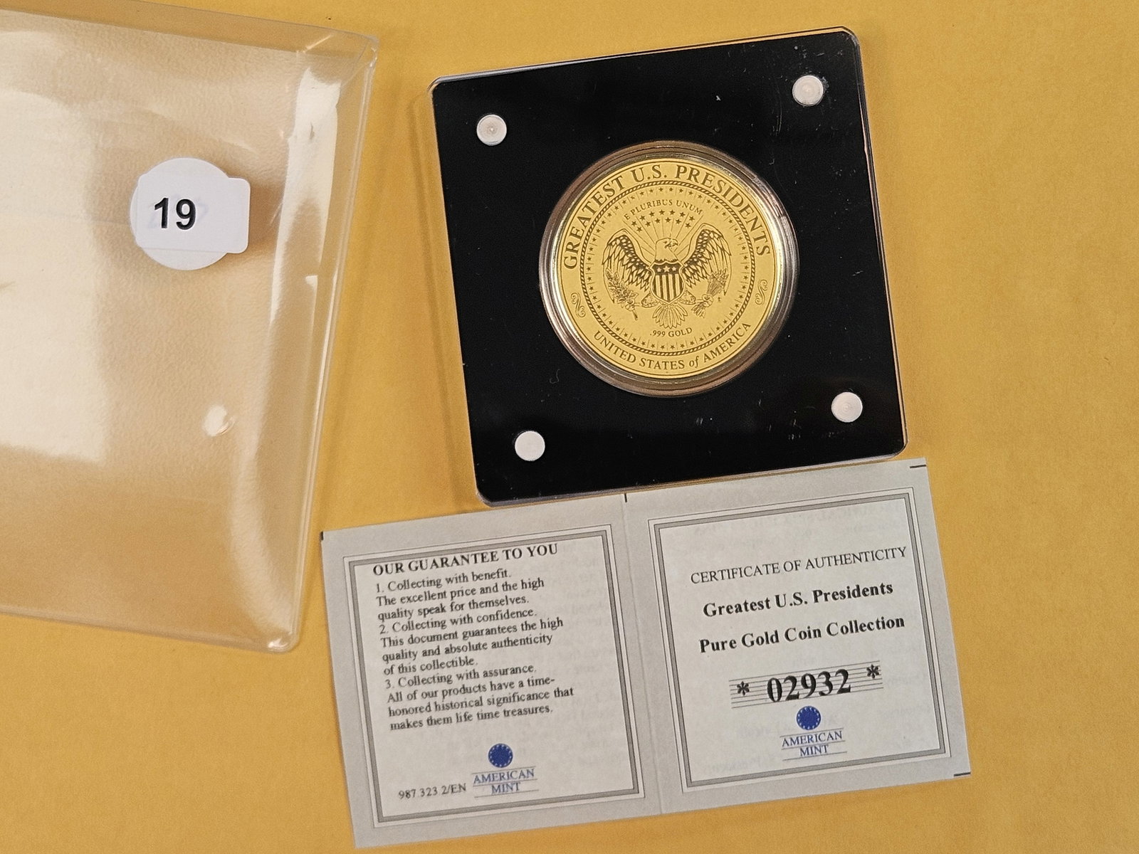 GOLD! GEM 2022 Gold Proof Abraham Lincoln Medal - 4