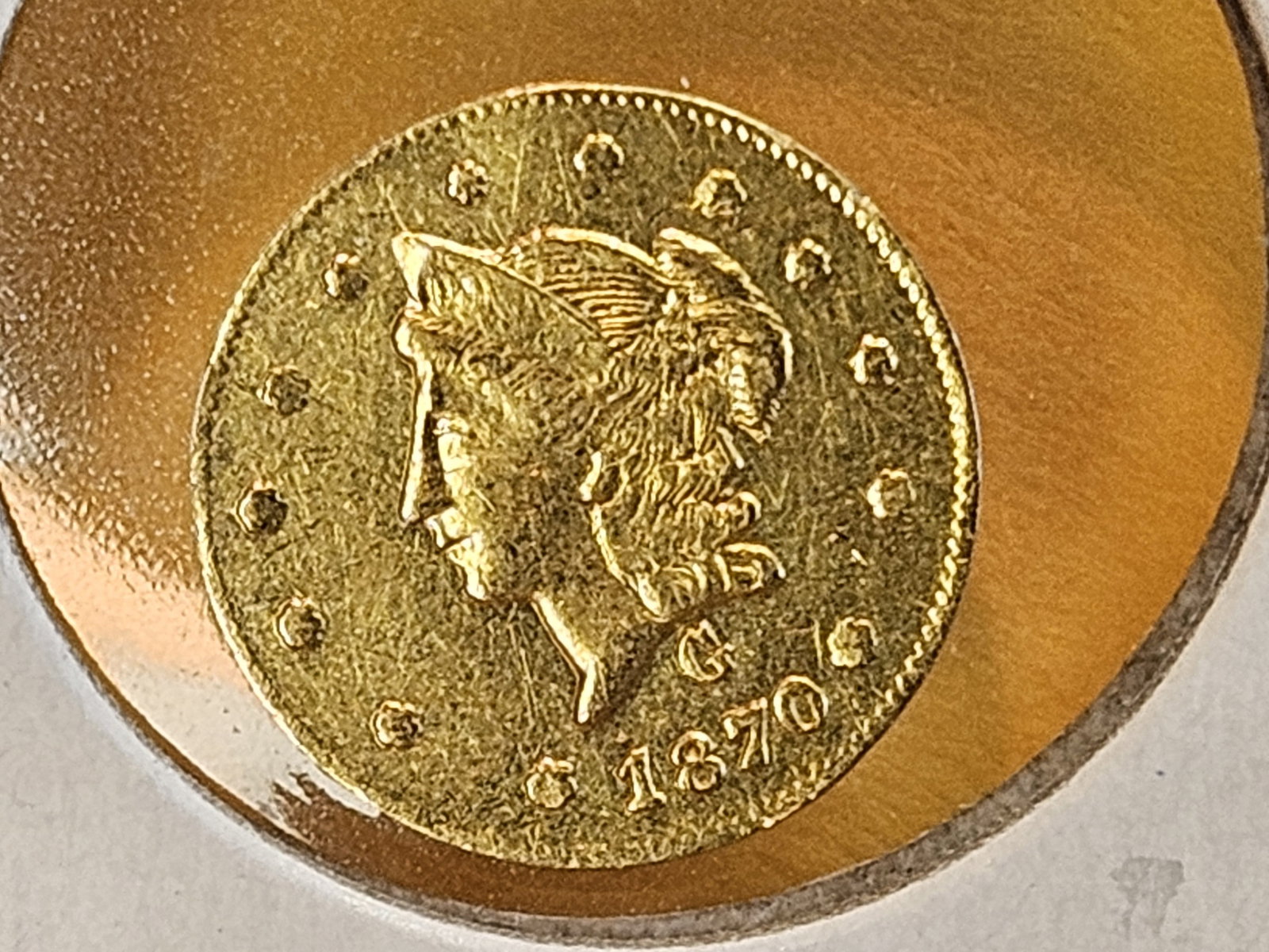** GOLD ** CALIFORNIA GOLD Half-Dollar! (1 of 5)