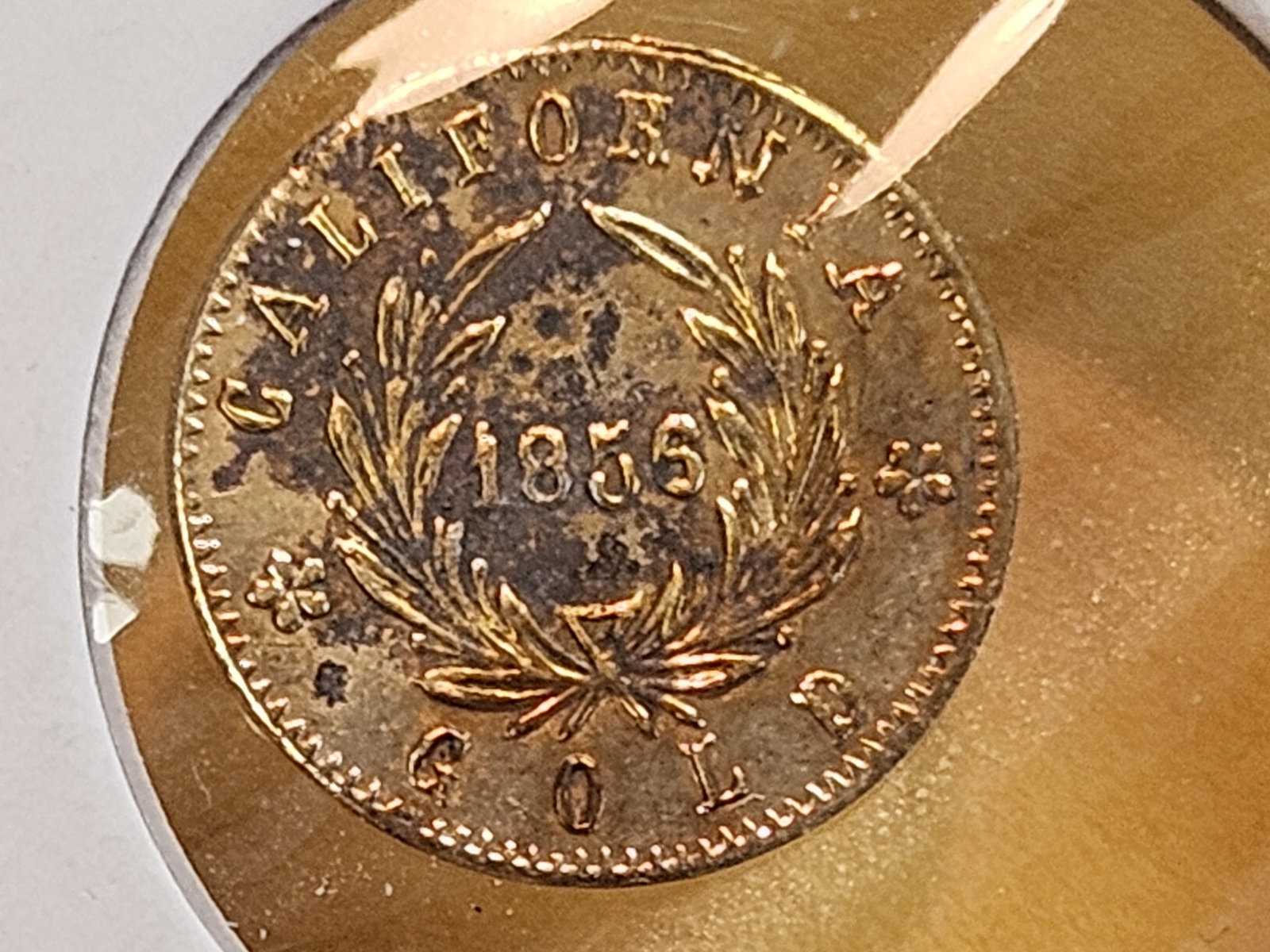 GOLD! 1856 California Gold Token - 4