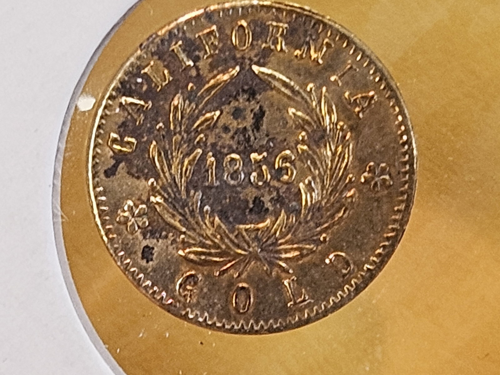 GOLD! 1856 California Gold Token - 5