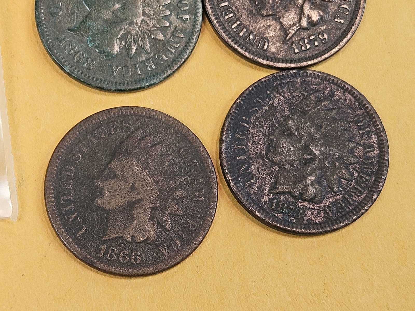 Six better date Indian Cents - 4