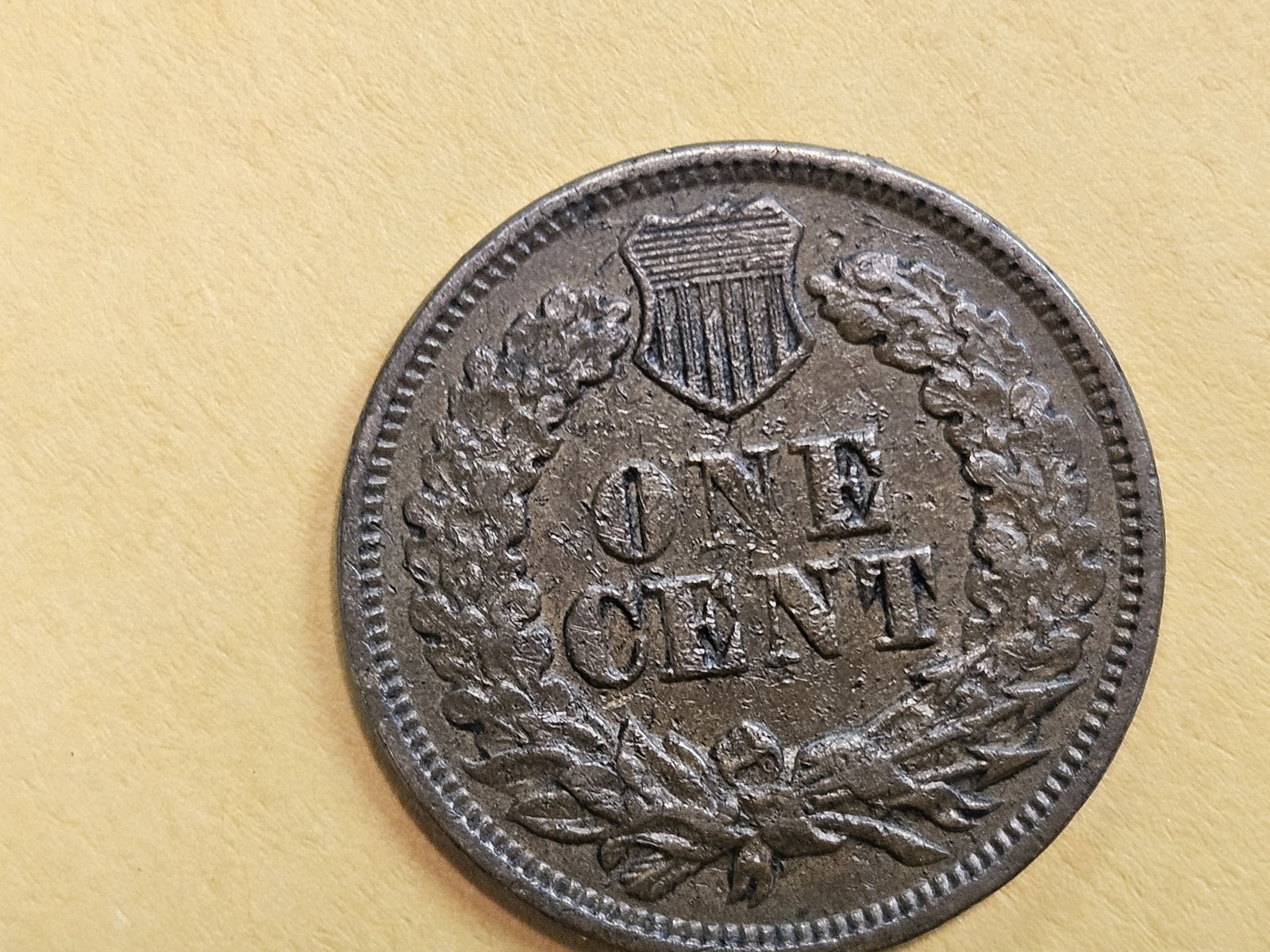 Semi-Key 1868 Indian Cent - 5