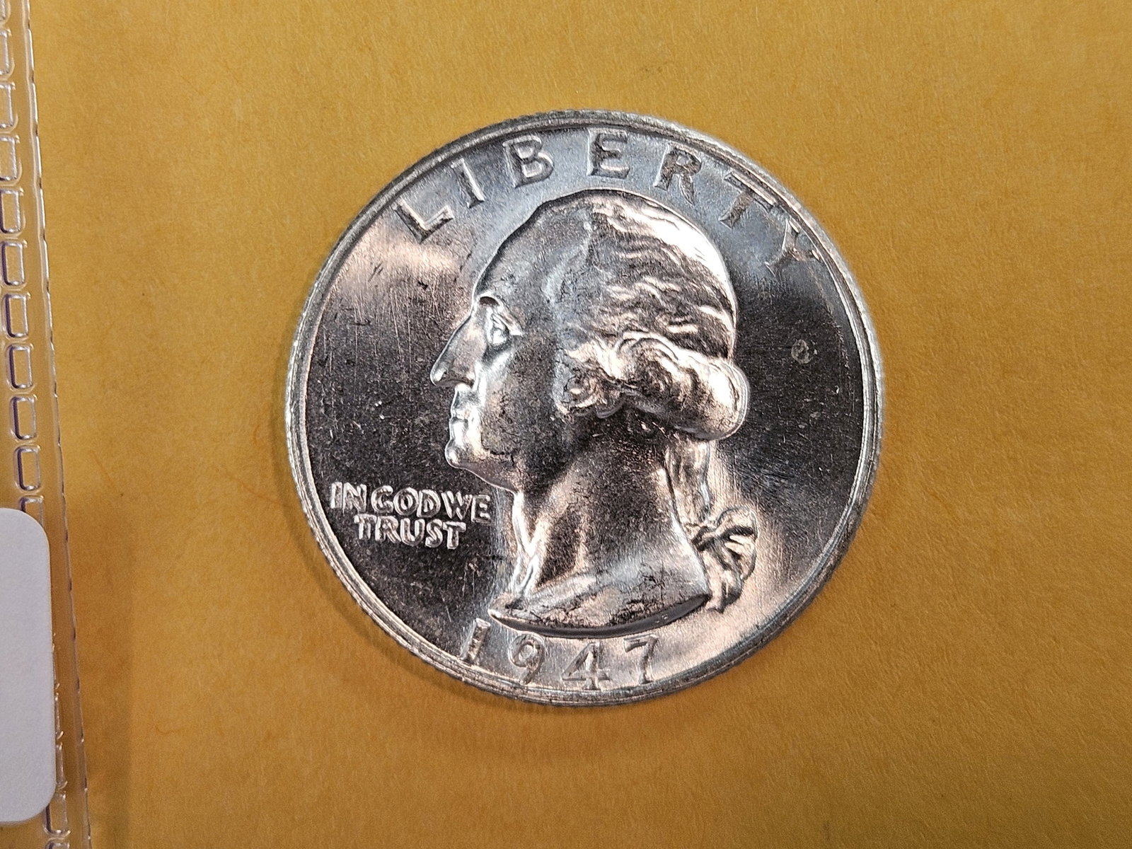 Very Choice Brilliant Uncirculated Plus 1947-S Washington Quarter - 4