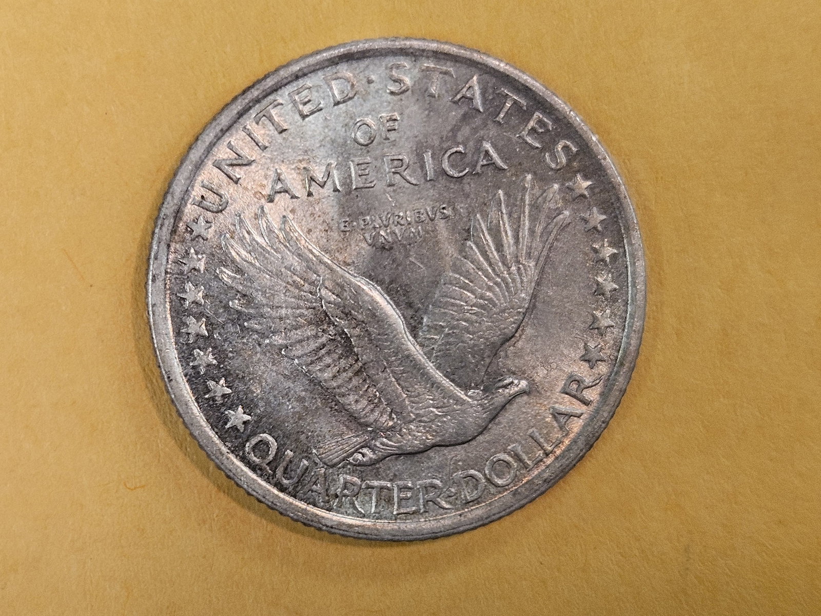 * Very Choice Brilliant Uncirculated plus 1917 Type 1 Standing Liberty Quarter - 10