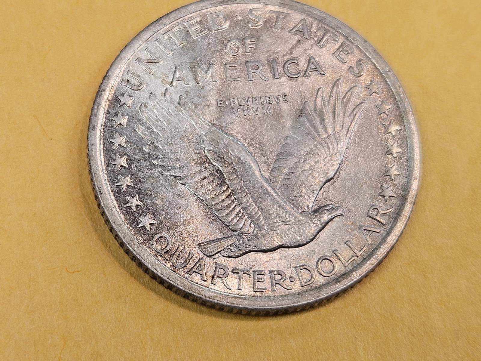 * Very Choice Brilliant Uncirculated plus 1917 Type 1 Standing Liberty Quarter - 8