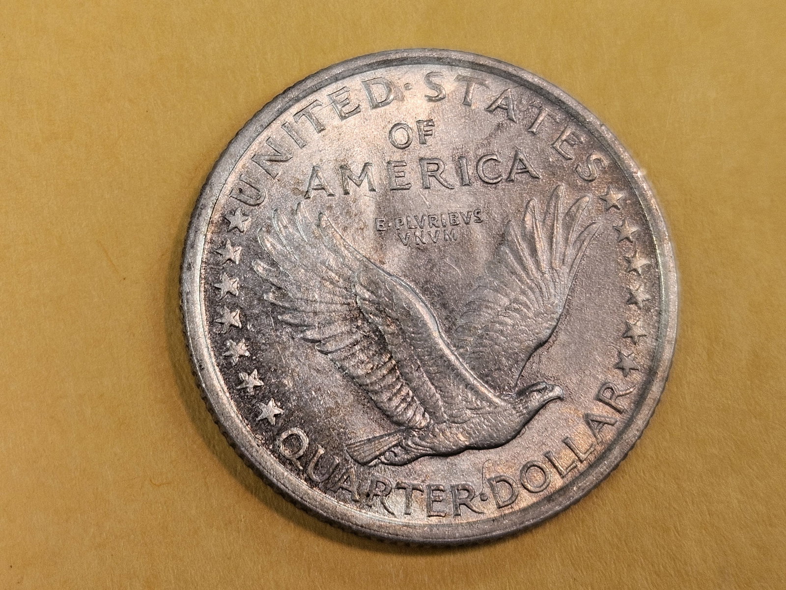 * Very Choice Brilliant Uncirculated plus 1917 Type 1 Standing Liberty Quarter - 9