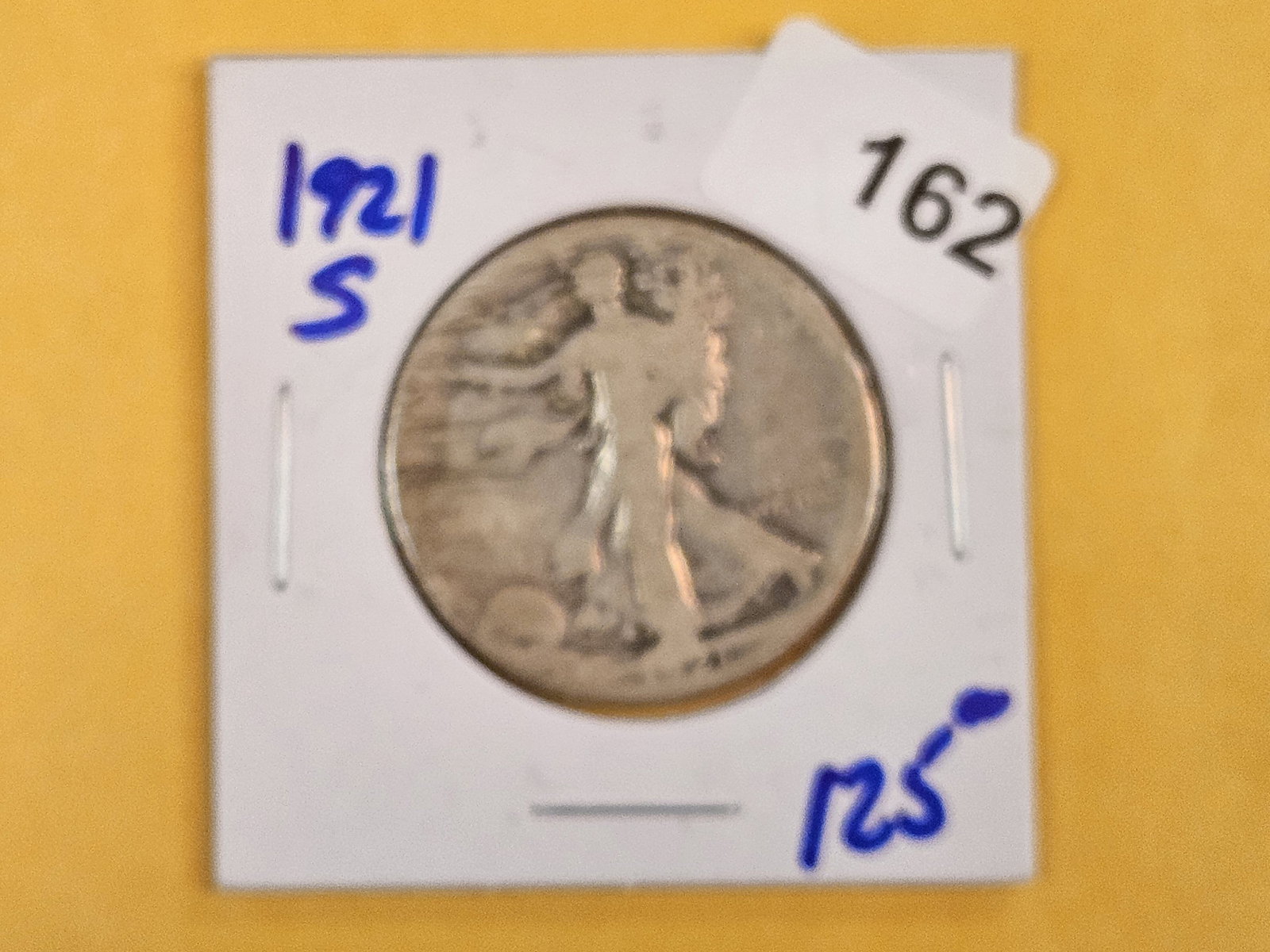 KEY DATE 1921-S Walking Liberty silver Half Dollar - 2