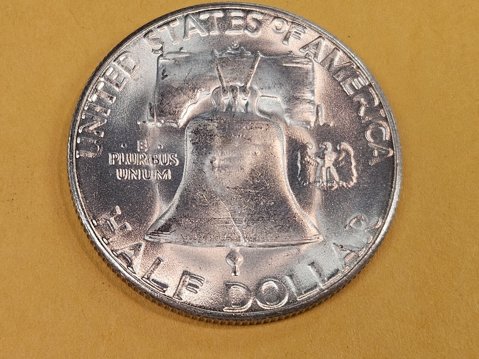 GEM Brilliant Uncirculated 1953-S Franklin half Dollar - 5