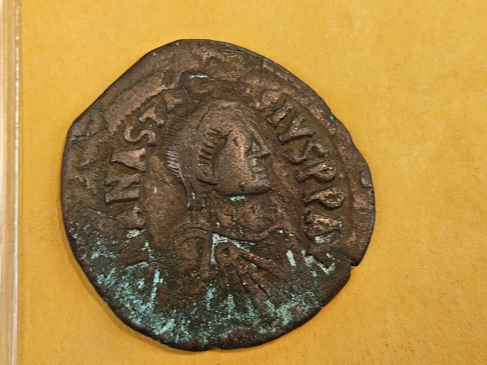 ANCIENT! Anastasius I 491 - 518 AD: AE Follis. Constantinople 
