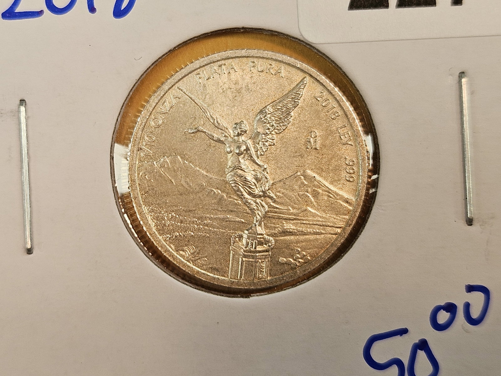 2018 Mexico Silver 1/10 Onza: Libertad 