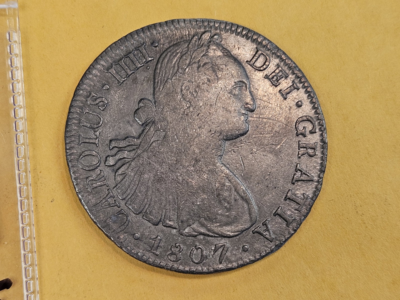 1807 Th Mexico silver 8 reals in Very Fine (1 of 5)