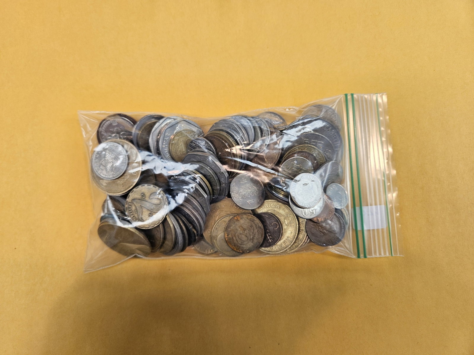 One and 1/2 Pounds of mixed World Coins - 2