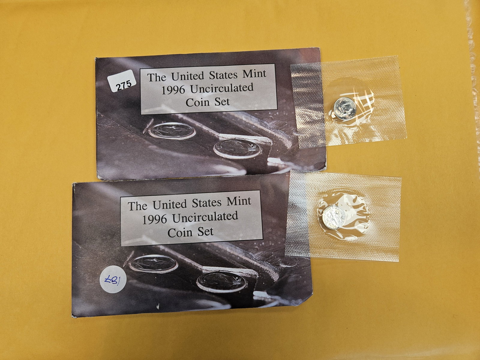 Two 1996 US Mint Sets (1 of 1)