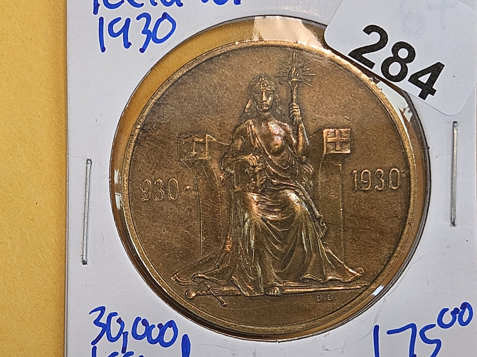 1930 Iceland medal (1 of 5)