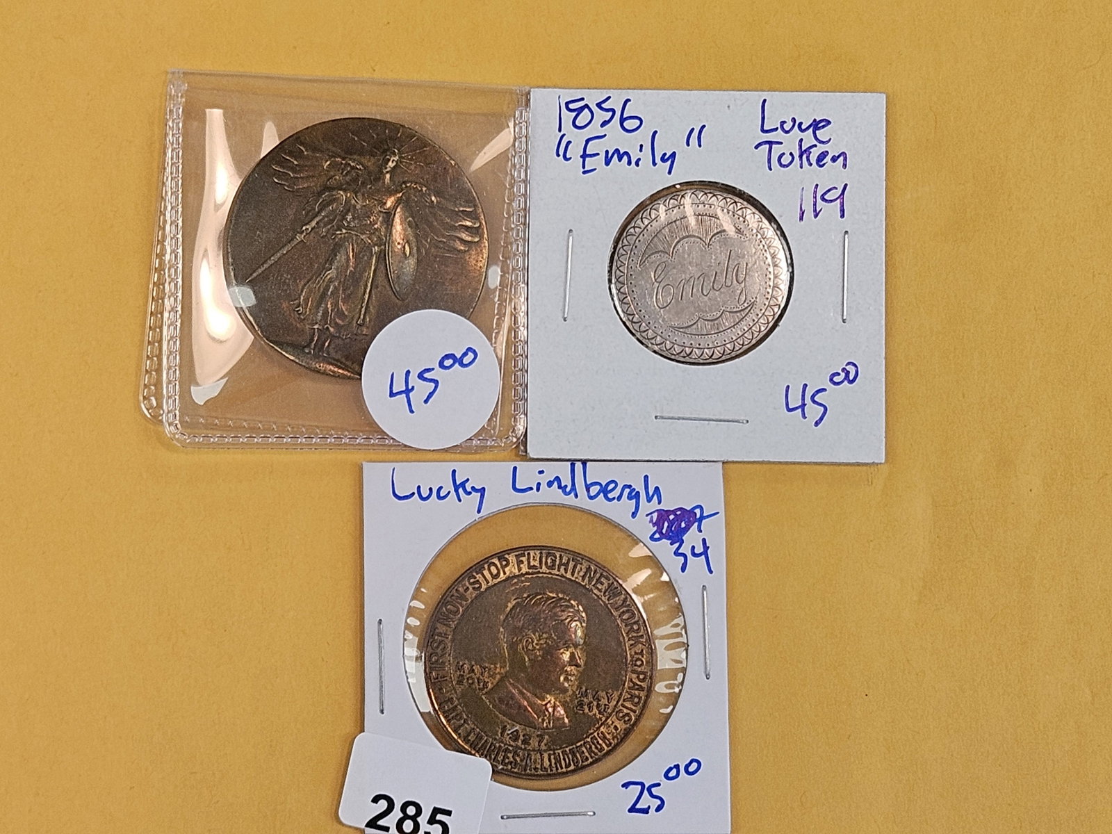 Three more better pieces of Exonumia (1 of 7)