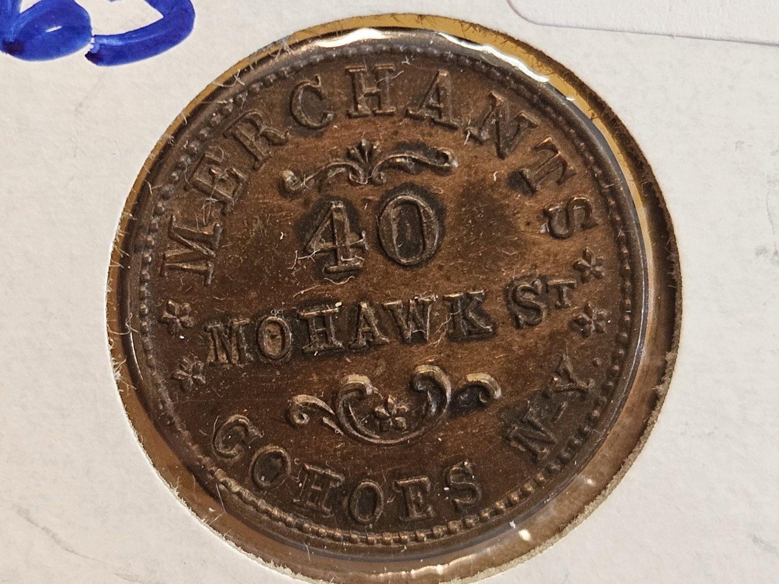 1863 Civil War Token Merchant's Store Card - 4