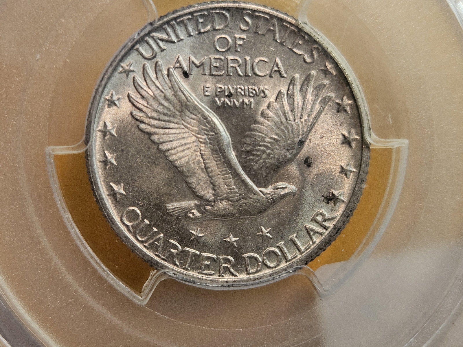 * FULL HEAD! PCGS 1930 Standing Liberty Quarter in Mint State 63 FH - 8