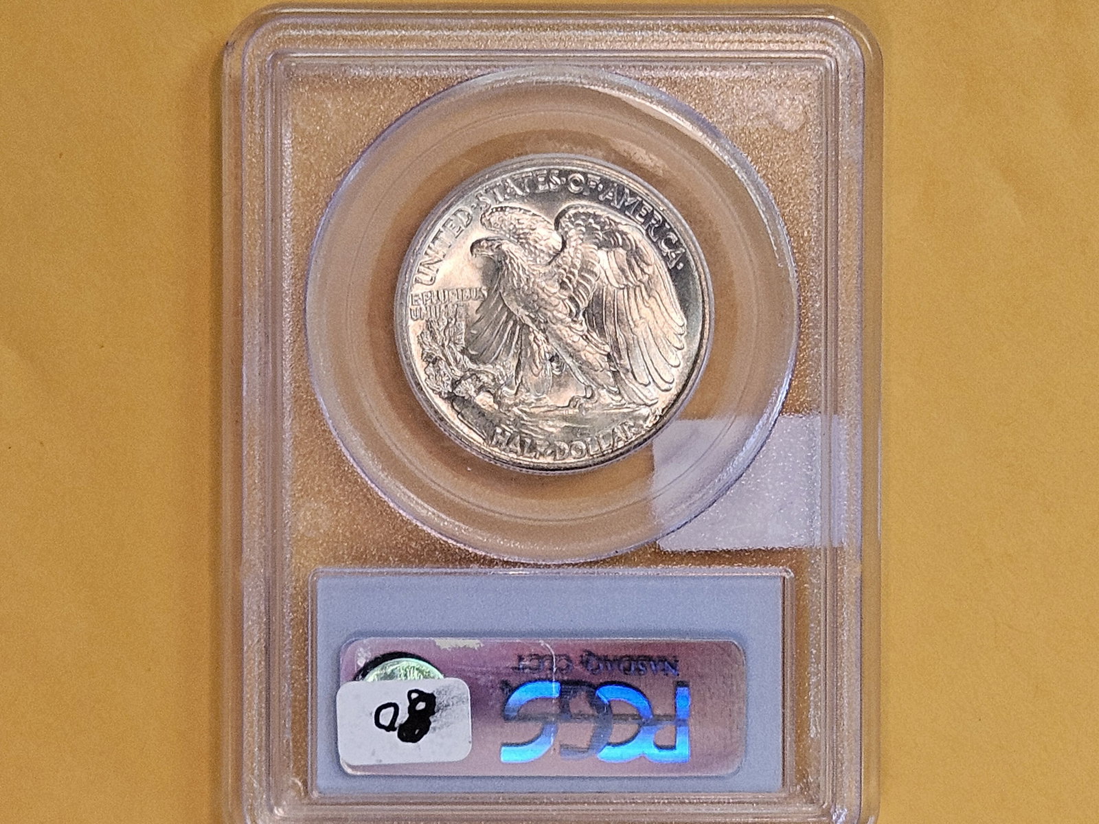 PCGS 1941 Walking Liberty silver Half Dollar in Mint State 64 - 3