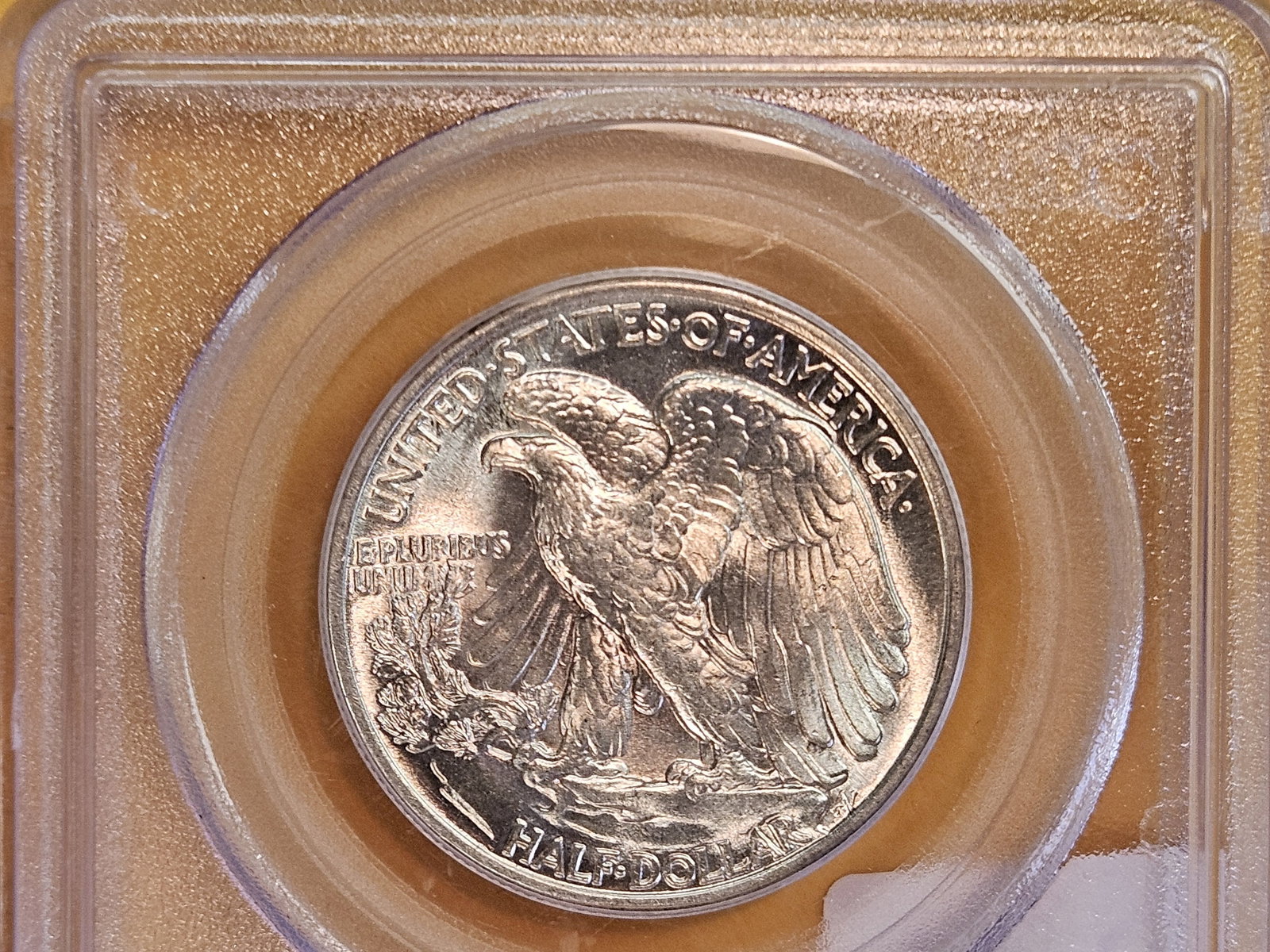 PCGS 1945 Walking Liberty silver Half Dollar in Mint State 64 - 4