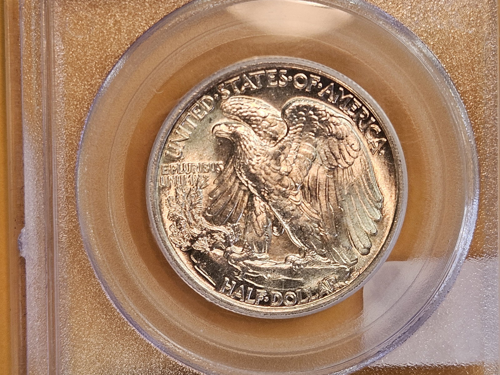 PCGS 1946 Walking Liberty silver Half Dollar in Mint State 64 - 4