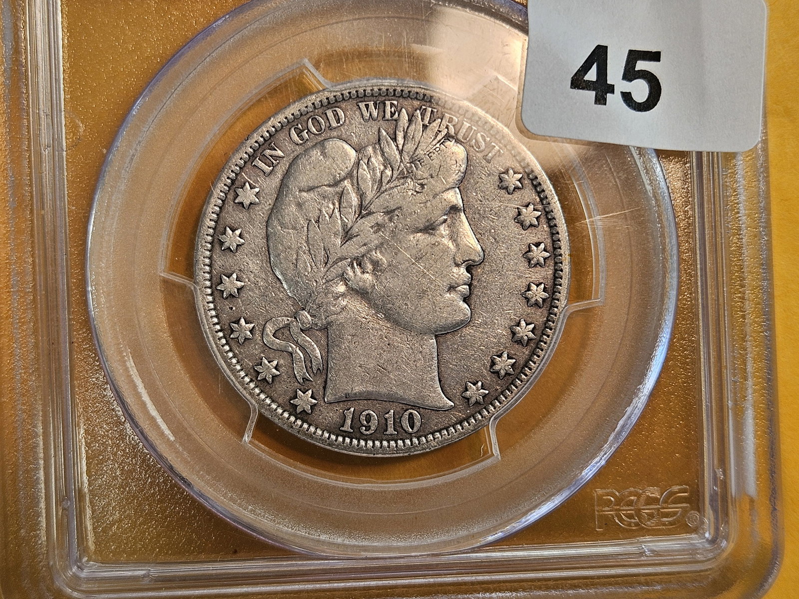 PCGS 1910-S Barber Half Dollar in Very Fine - 20 (1 of 4)
